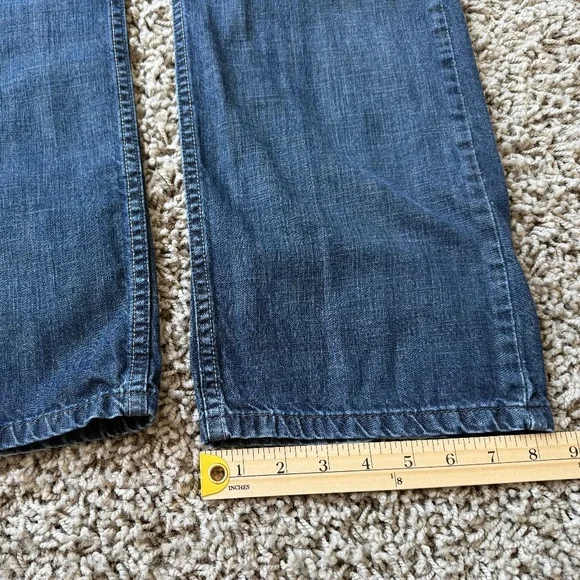 Levi's 514 Jeans Men's 34x34 Blue Denim Slim Straight Cotton Stretch Mid Rise - Picture 7 of 13